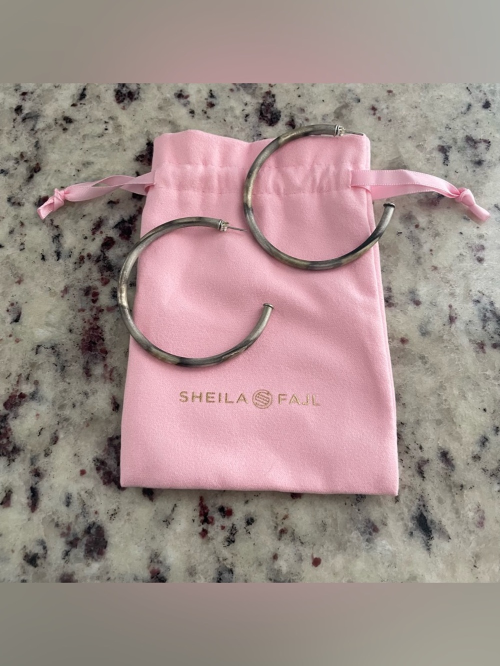 Sheila Fajl Everybody’s Favorite Hoop Earrings Antique Burnished Silver Plated